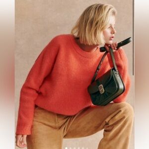 Sezane Amiel Jumper in Vine Peach